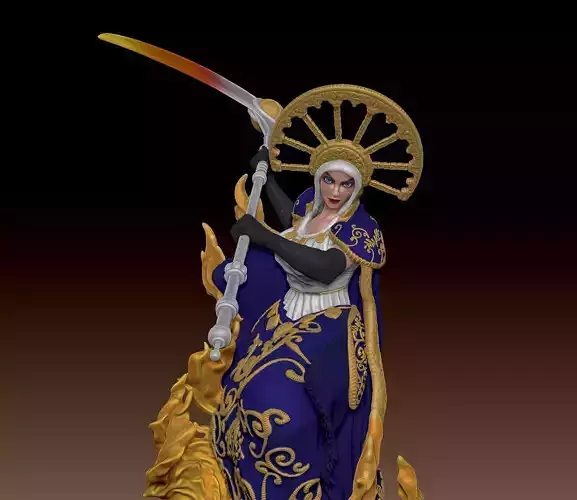 Isidora voice of the Dead from Blasphemous 3D print model