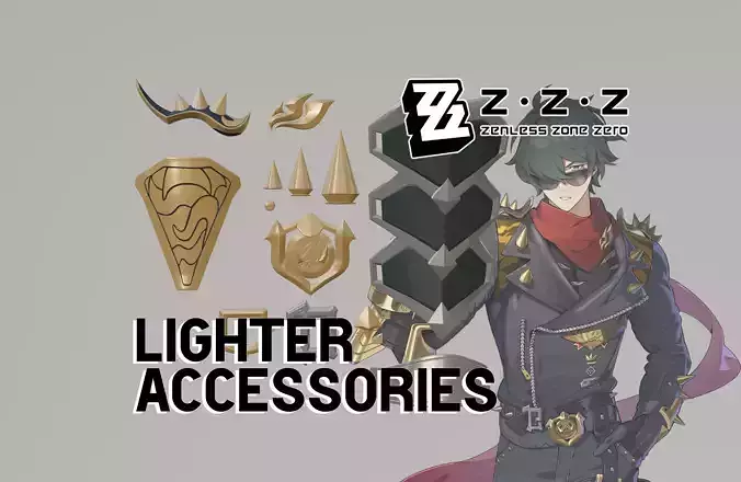 Zenless Zone Zero - Lighter Accessories 3D print model