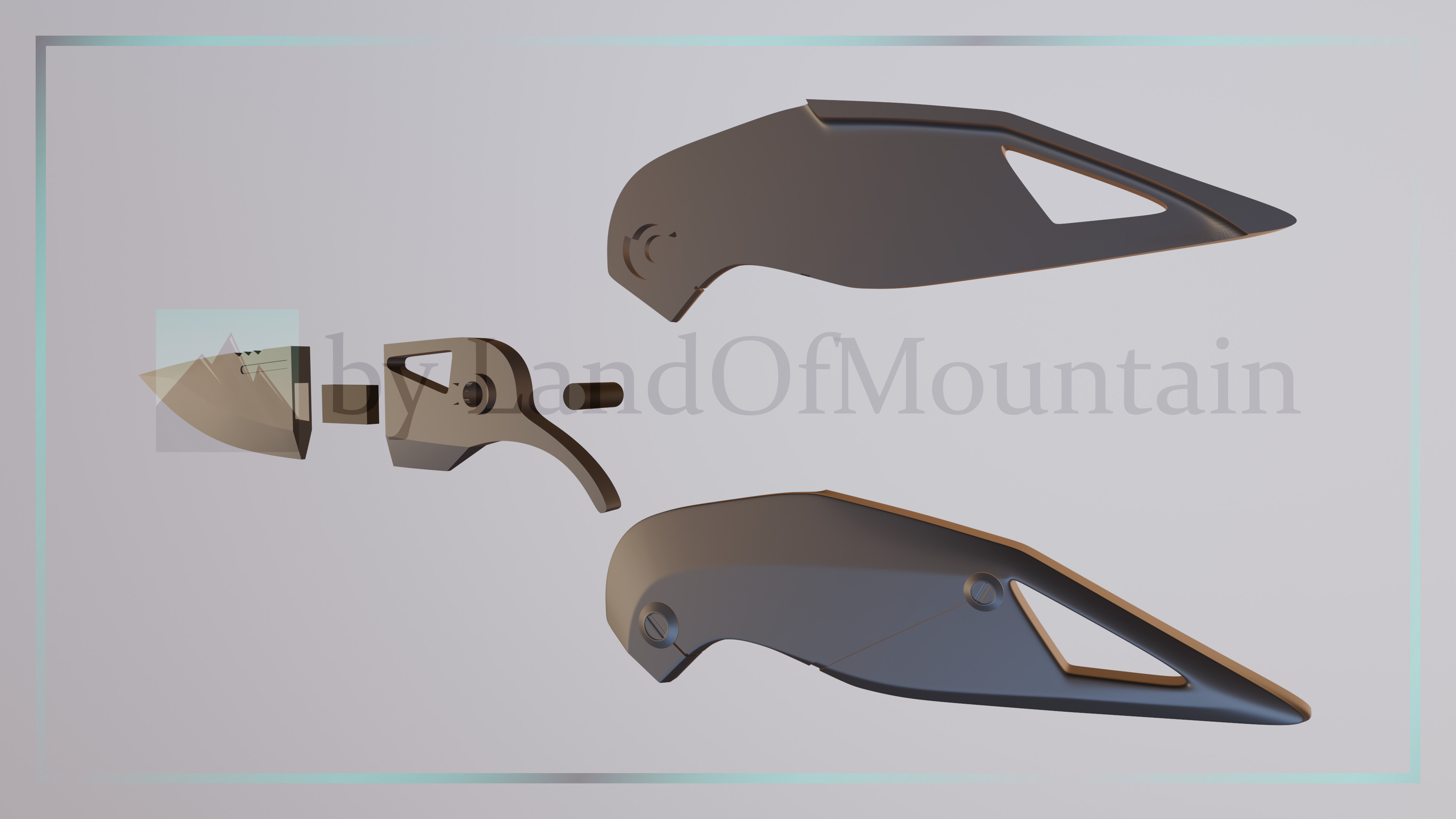 Zenless Zone Zero - Evelyn Chevalier Flip Knife 3D print model_4