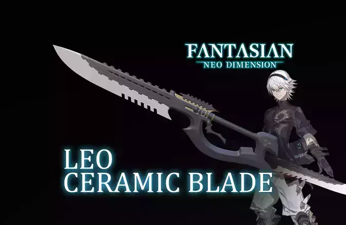 Fantasian Neo Dimension - Leo Ceramic Blade 3D print model