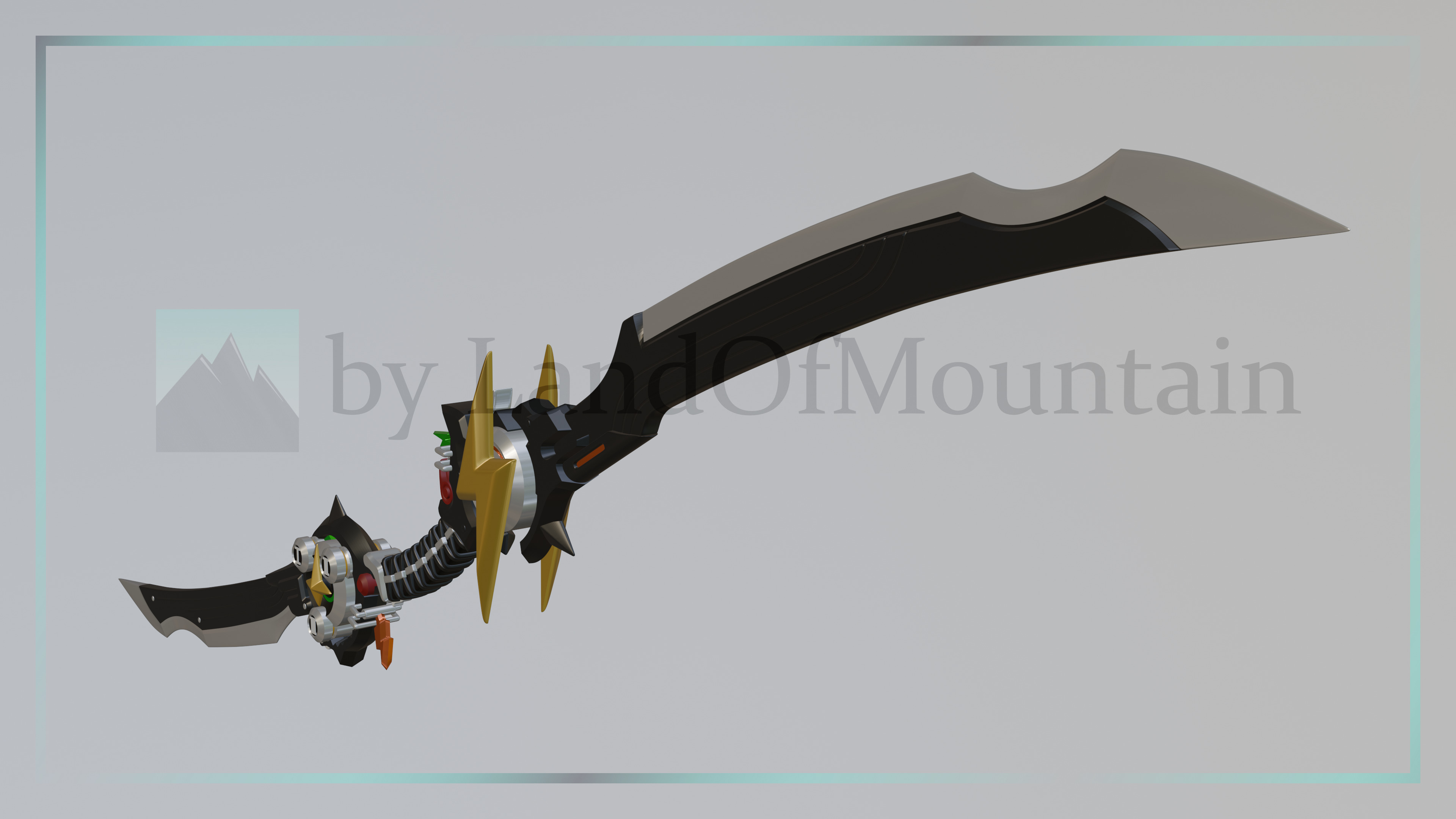 Zenless Zone Zero - Soldier 0 Anby Swords 3D print model_4