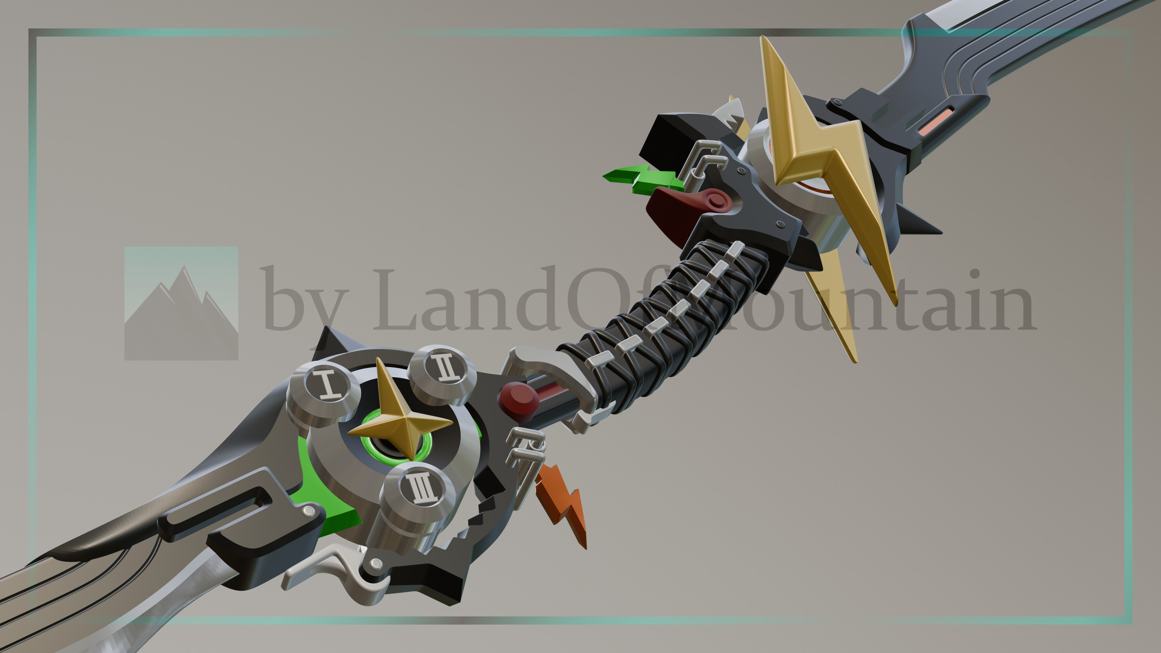 Zenless Zone Zero - Soldier 0 Anby Swords 3D print model_5