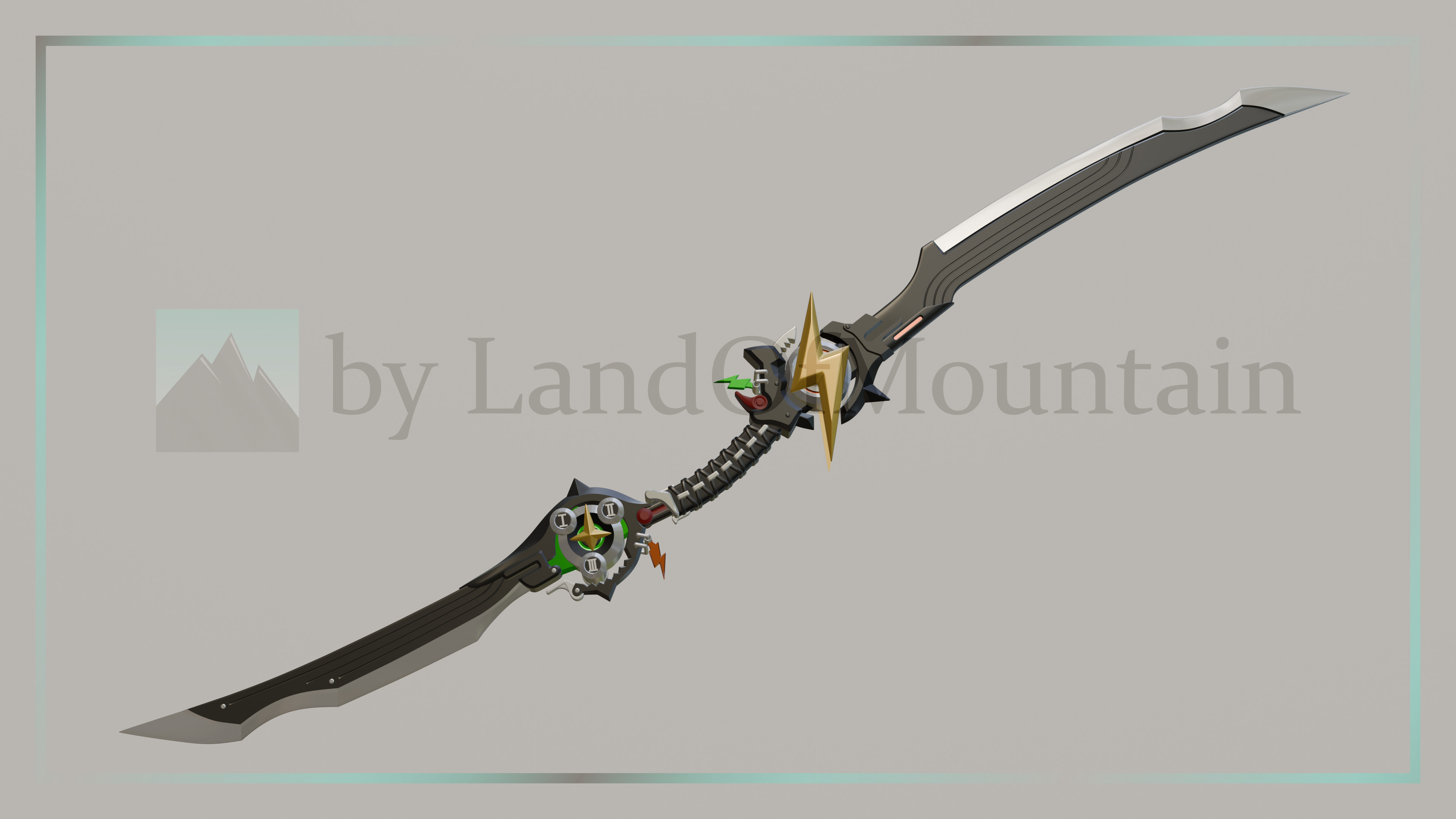 Zenless Zone Zero - Soldier 0 Anby Swords 3D print model_3