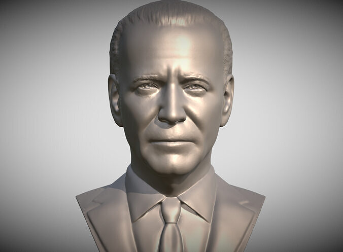 Joe Biden bust 3D print model