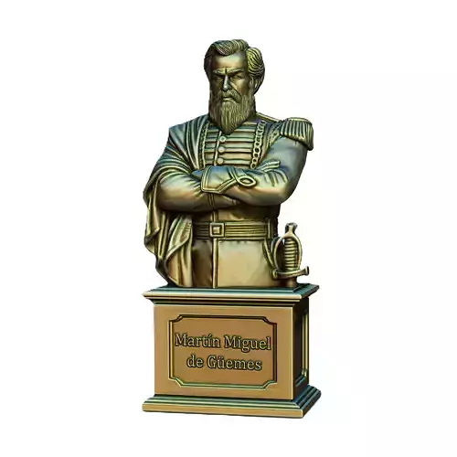 Bust of Martin Miguel de Guemes