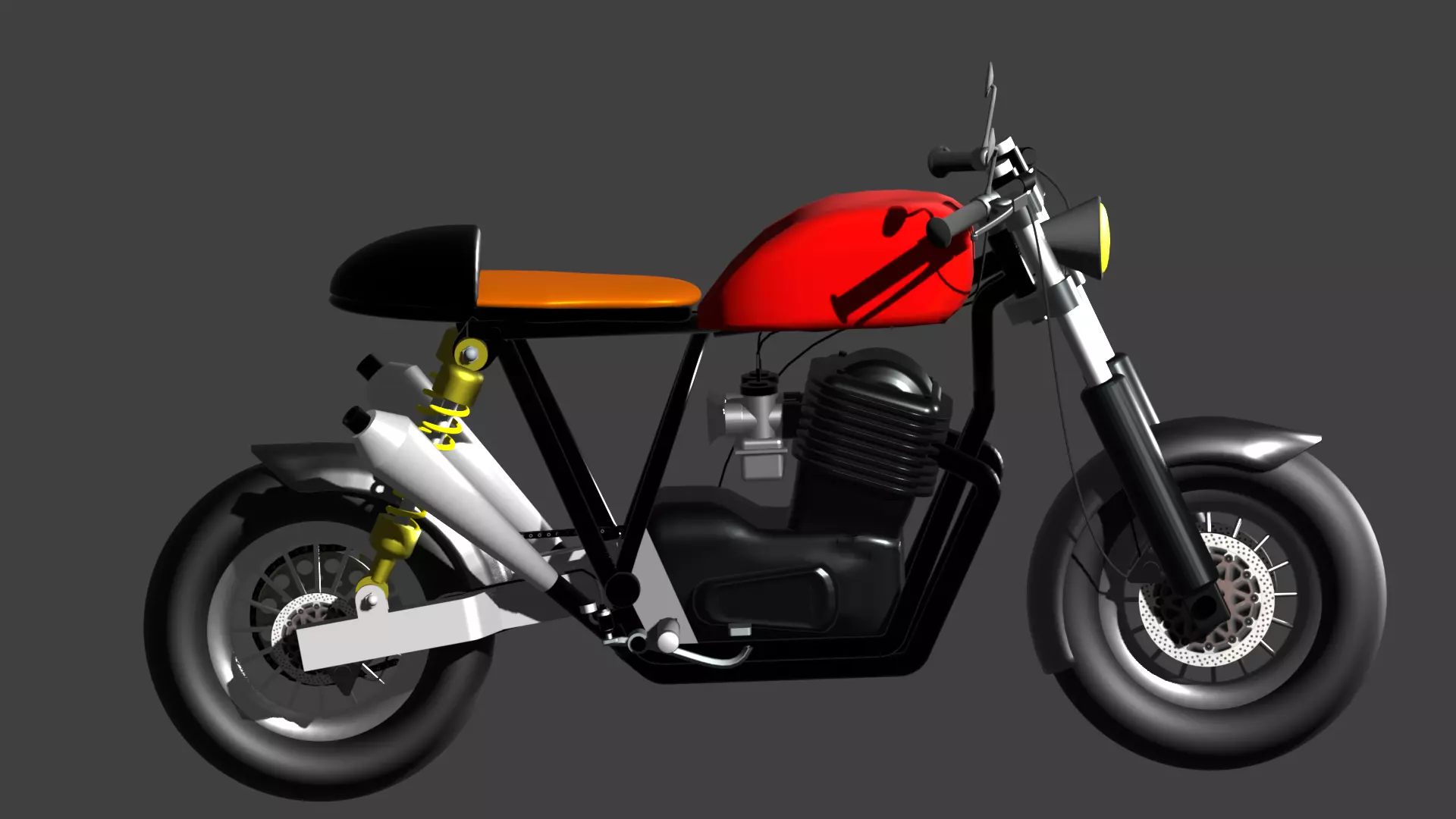 my caferacer bike 3D model_0