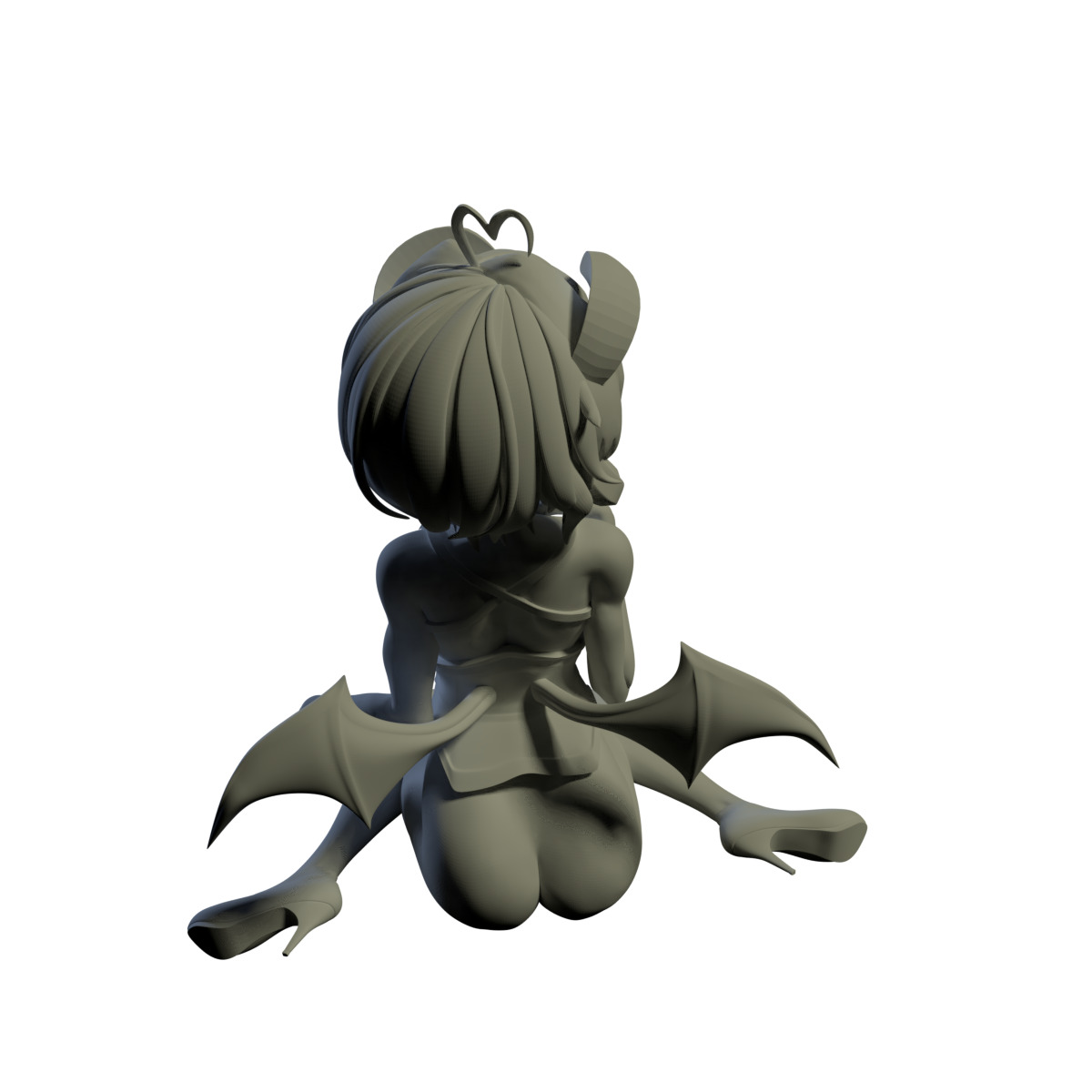 Mahou Shoujo ni Akogarete v3  3D print model_3