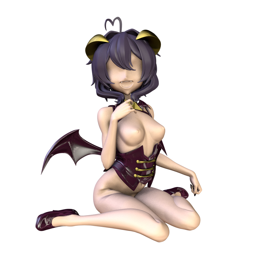 Mahou Shoujo ni Akogarete v3  3D print model_2