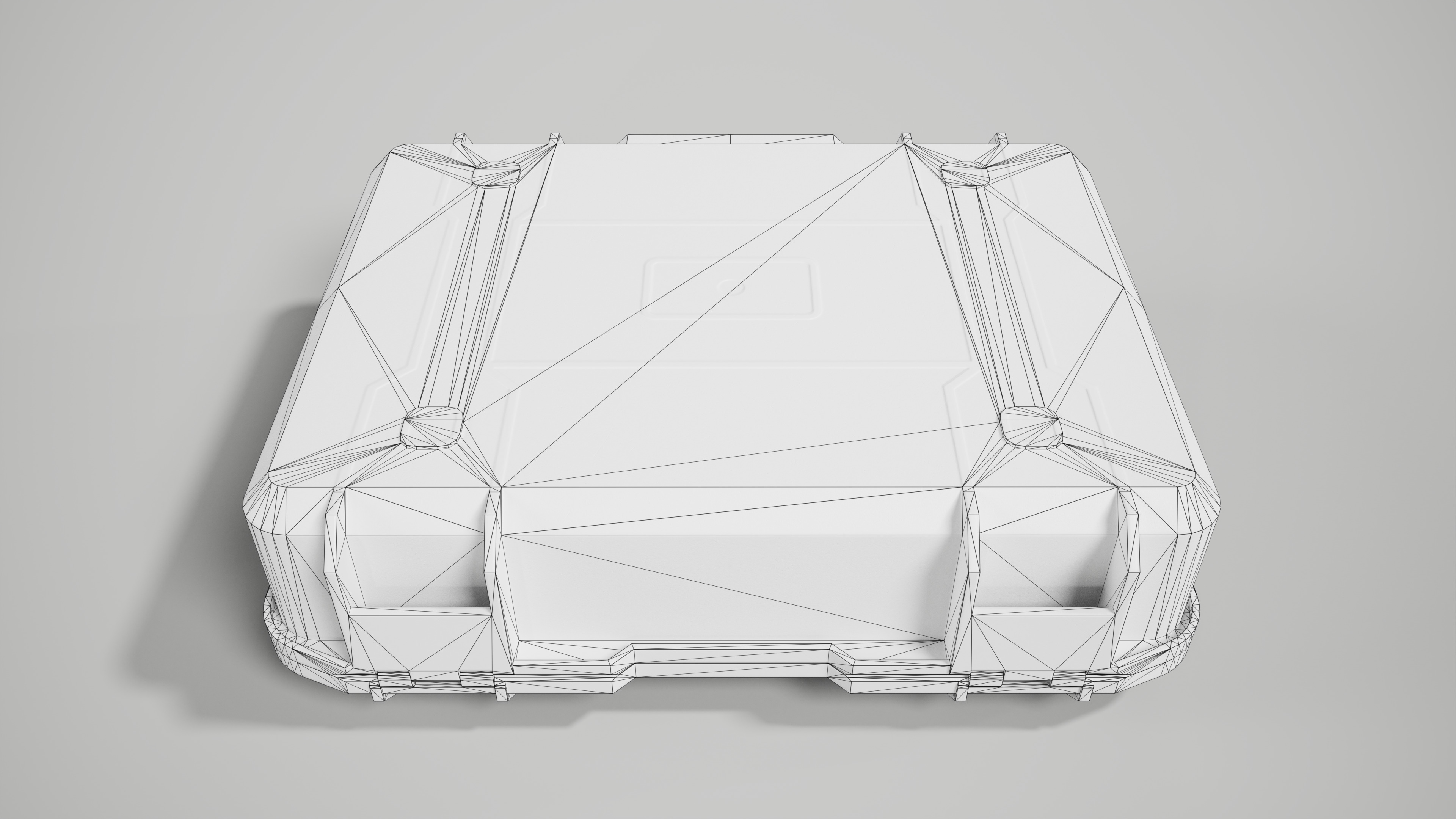 Hard Case Low-poly 3D model_12