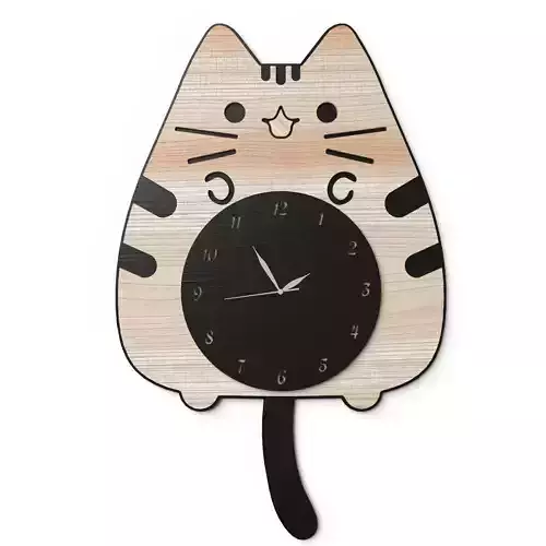 Cat Wall Clock 