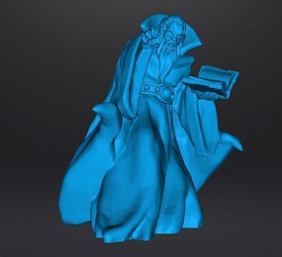 ZORGON EVIL WIZARD MINIATURE MODEL FOR FANTASY GAMES RPG DND 3D print model_10