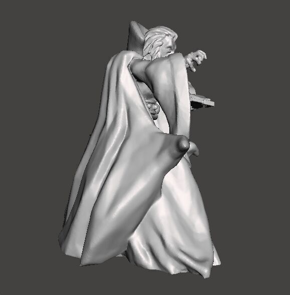 ZORGON EVIL WIZARD MINIATURE MODEL FOR FANTASY GAMES RPG DND 3D print model_4