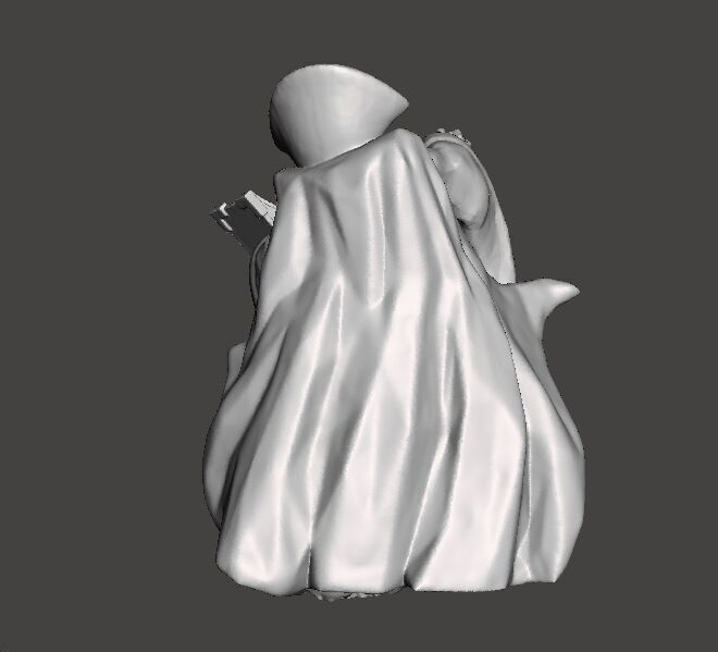 ZORGON EVIL WIZARD MINIATURE MODEL FOR FANTASY GAMES RPG DND 3D print model_5