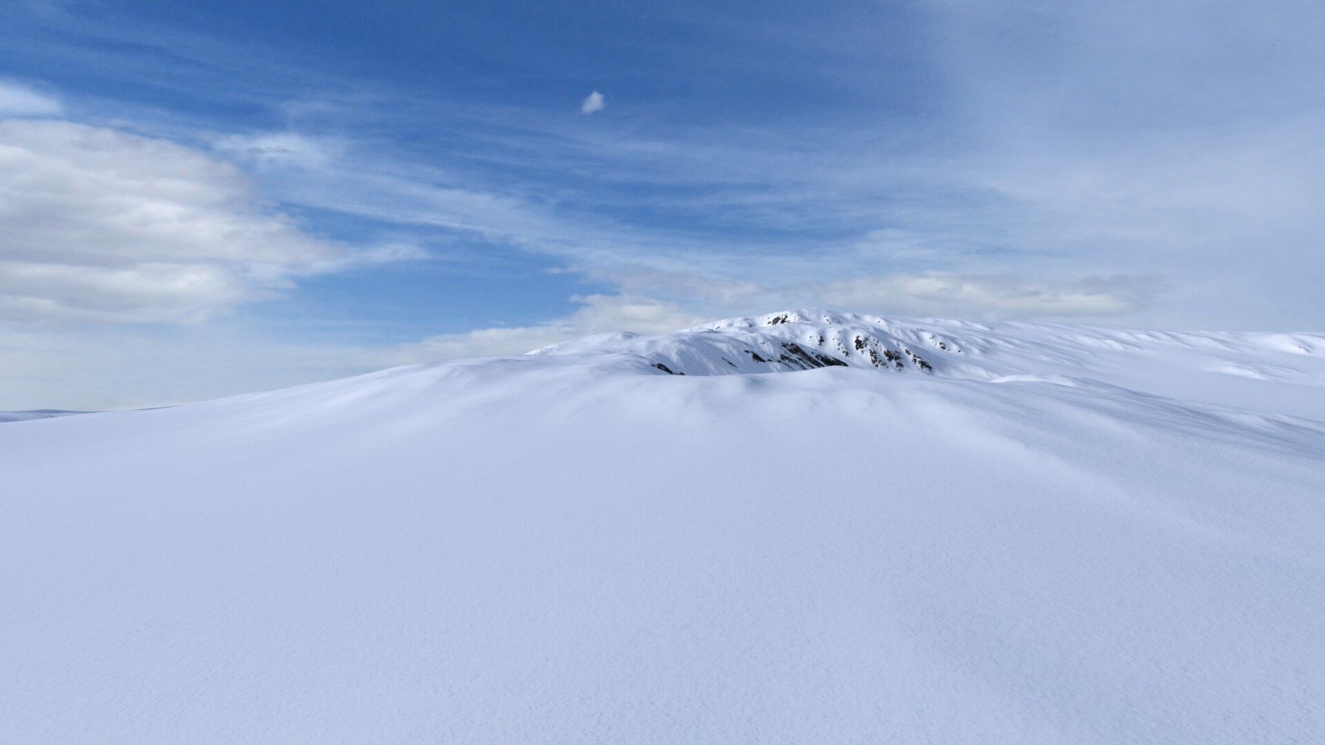Snow Mountain 04 Low-poly 3D model_2