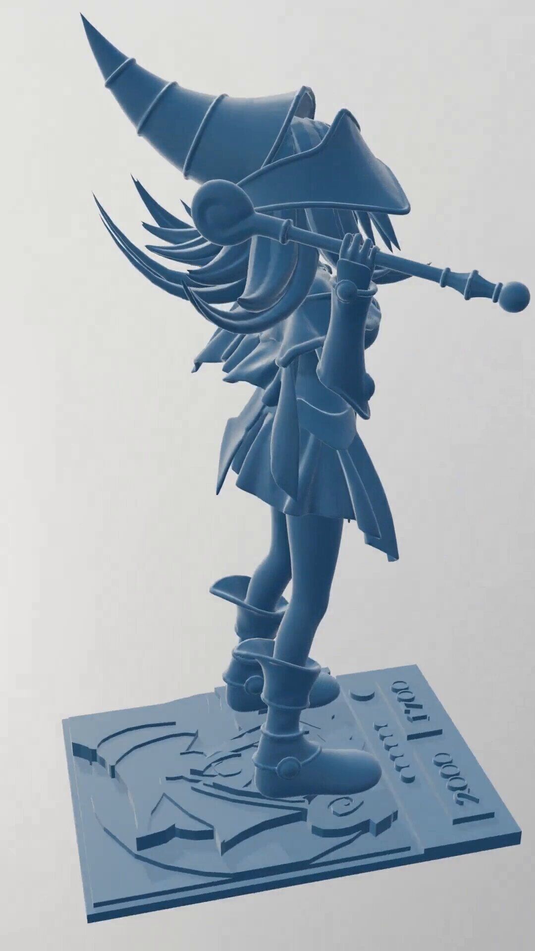 Dark Magician Girl - Yu-Gi-Oh 3D print model_3
