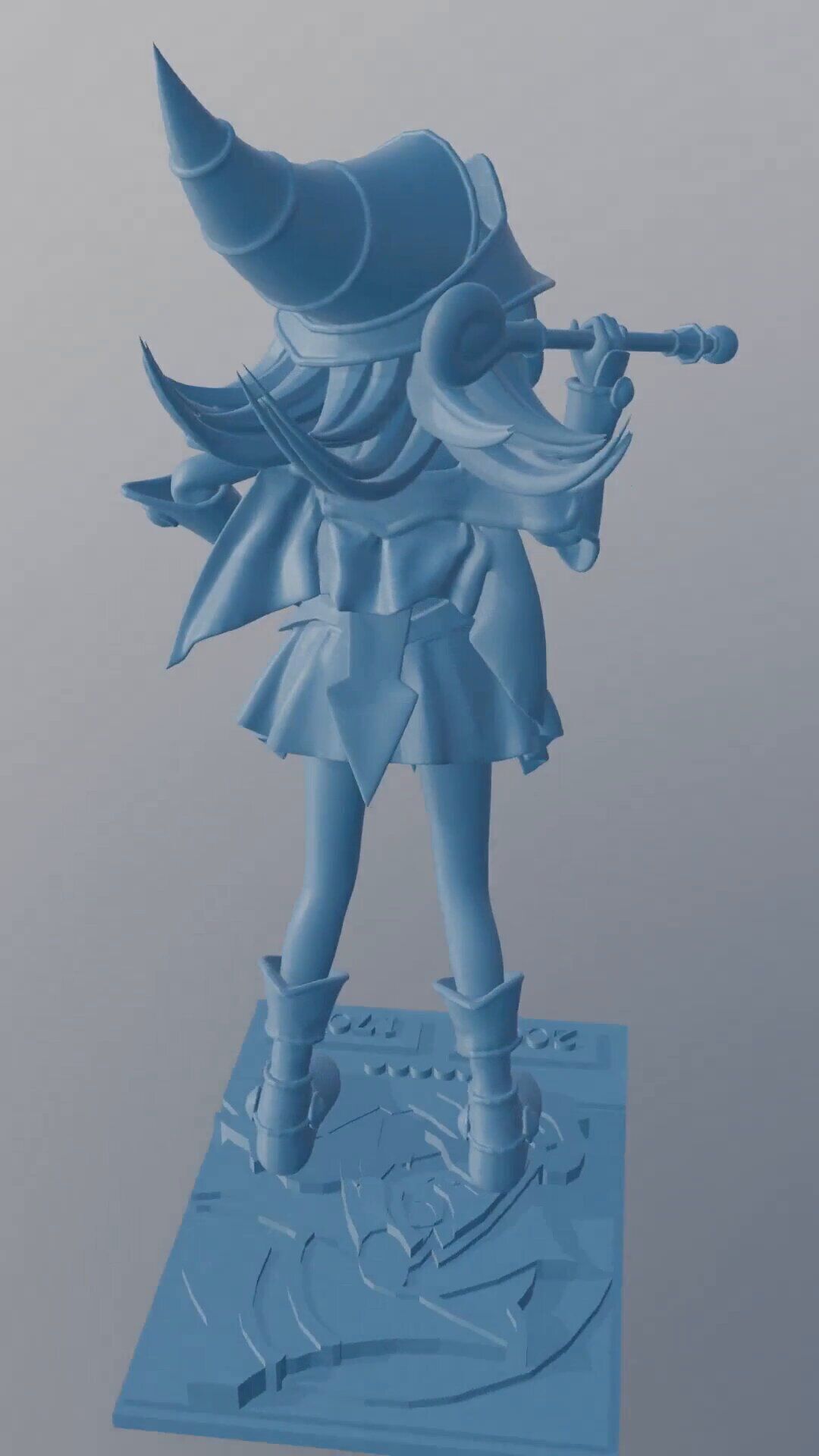 Dark Magician Girl - Yu-Gi-Oh 3D print model_2