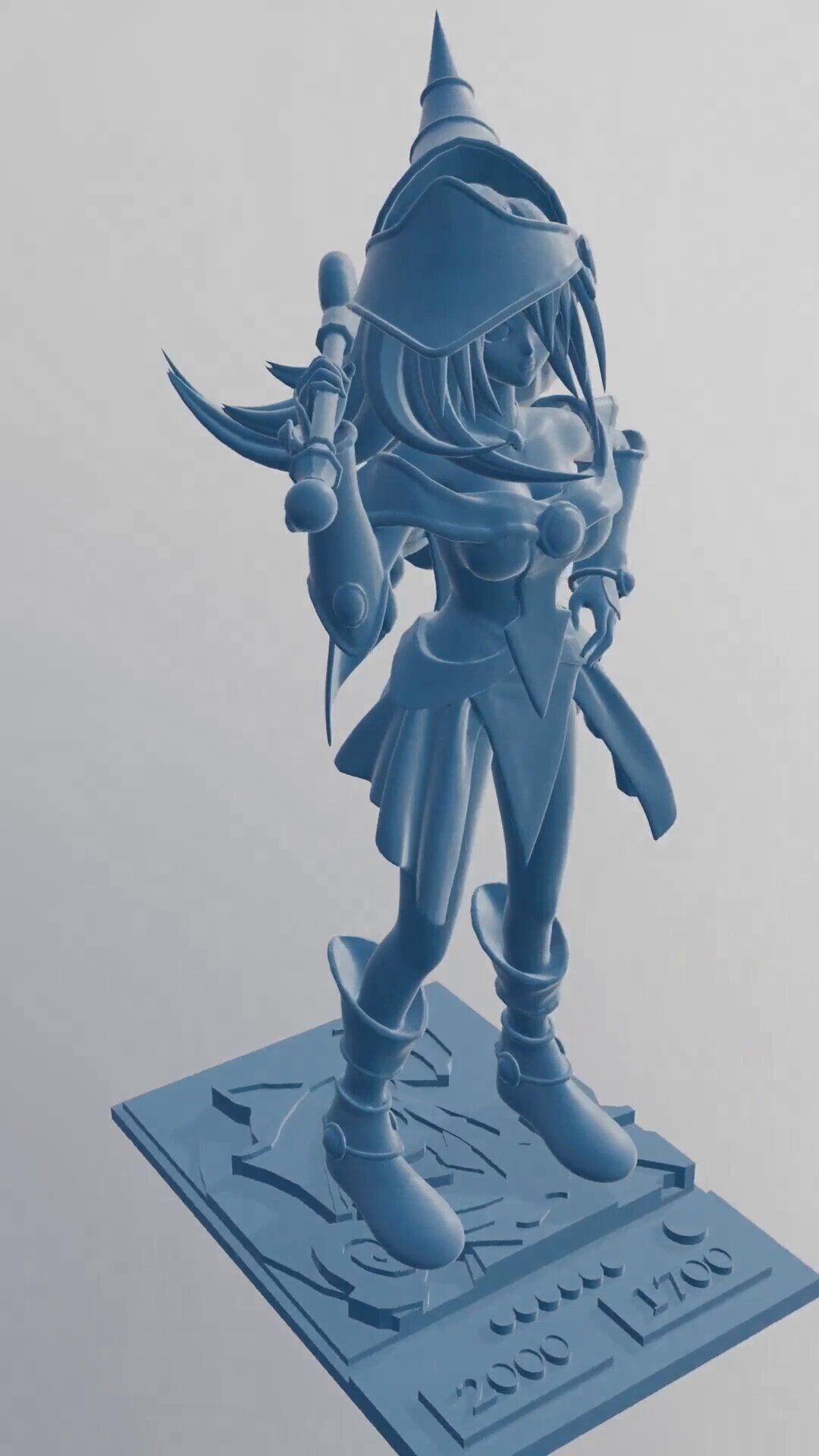Dark Magician Girl - Yu-Gi-Oh 3D print model_4