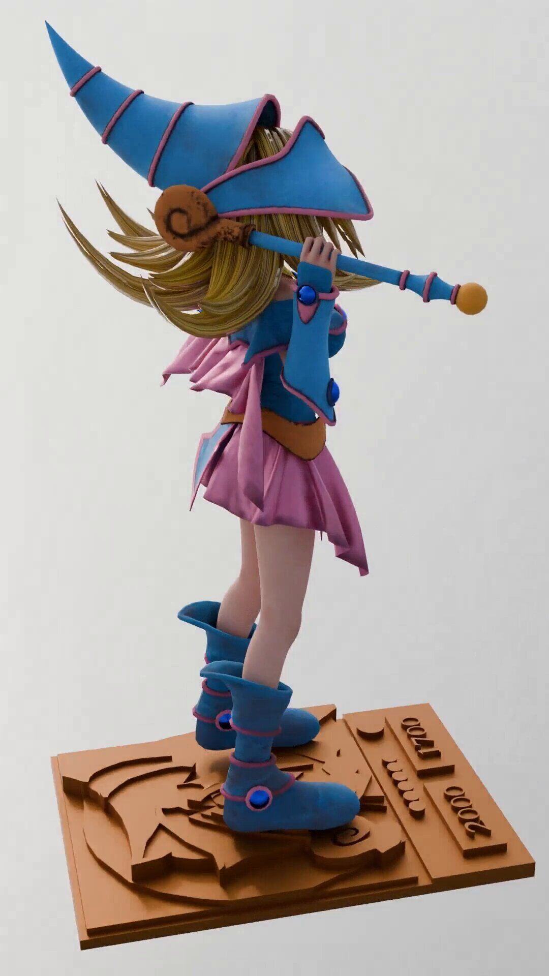 Dark Magician Girl - Yu-Gi-Oh 3D print model_8
