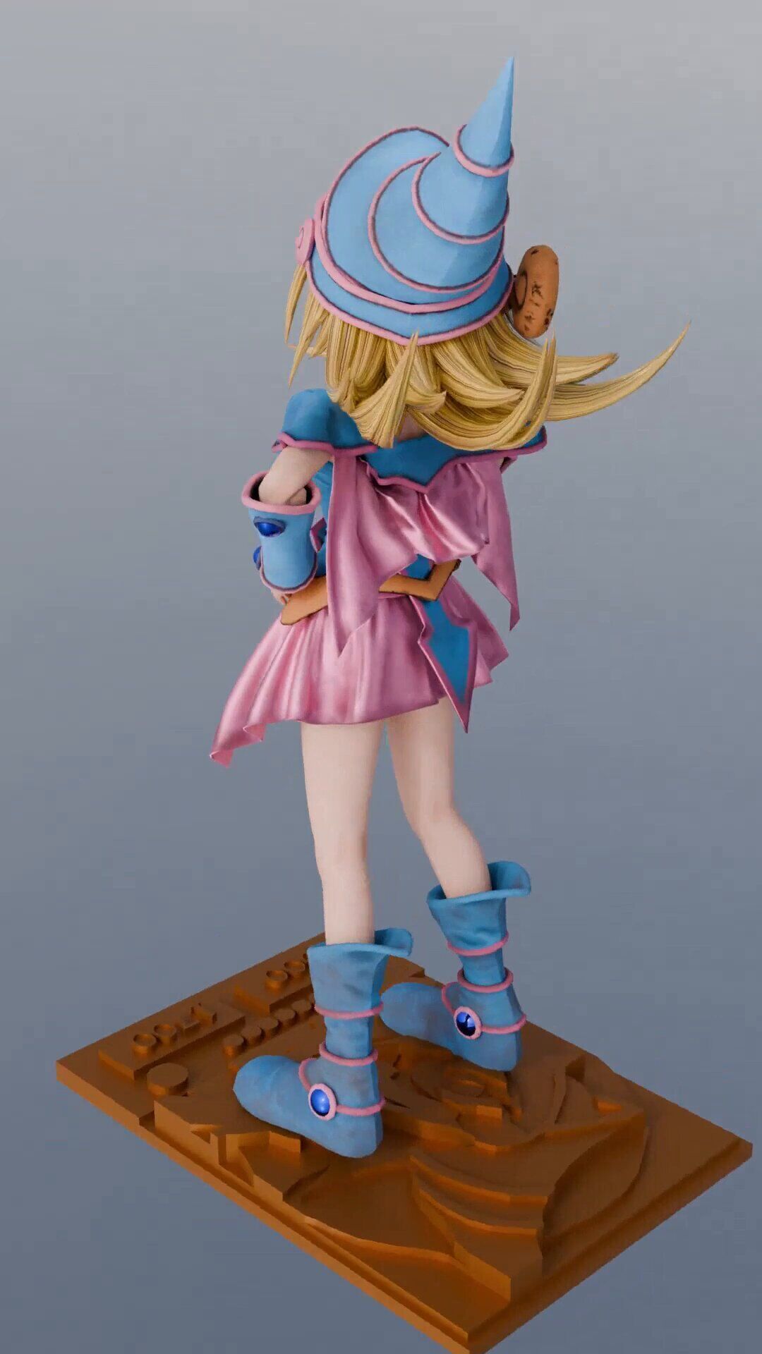 Dark Magician Girl - Yu-Gi-Oh 3D print model_7