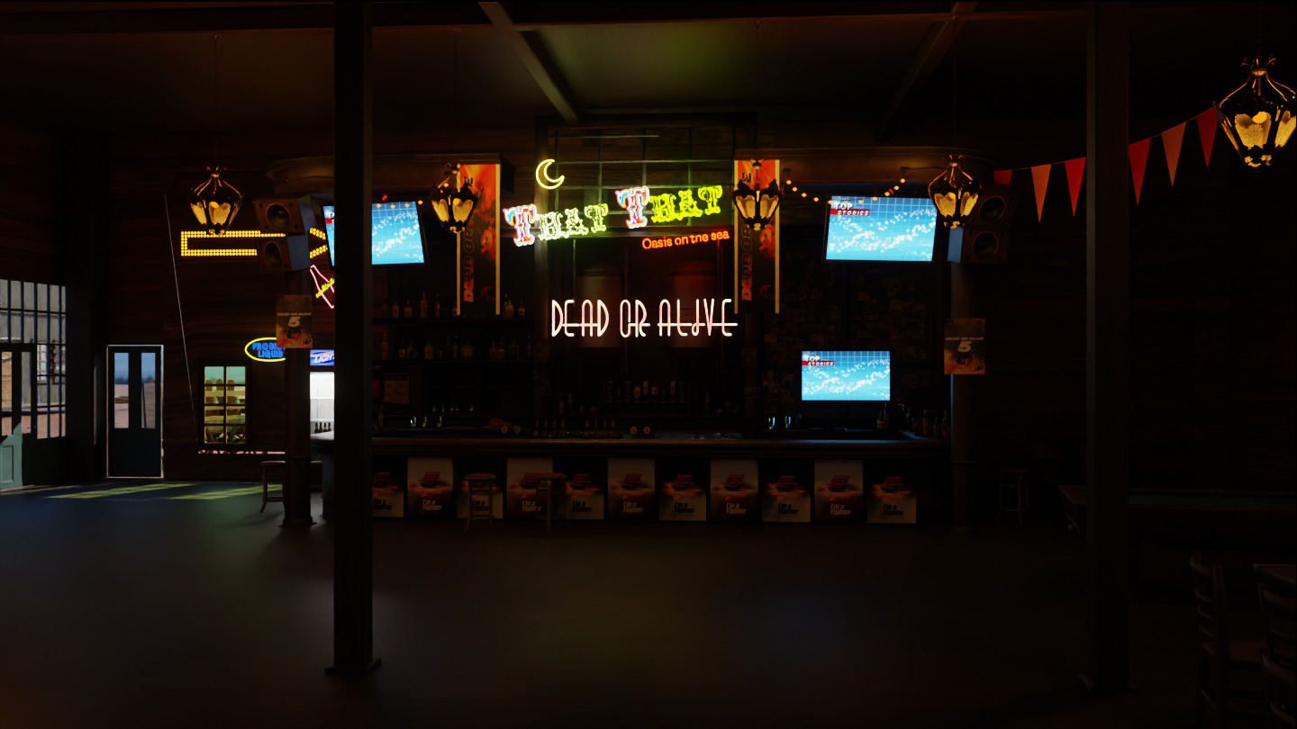 Old West town scene 3D model upd 3D model_4