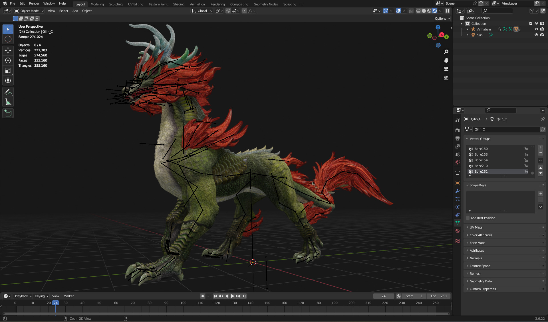 Qilin-C1 3D model_21