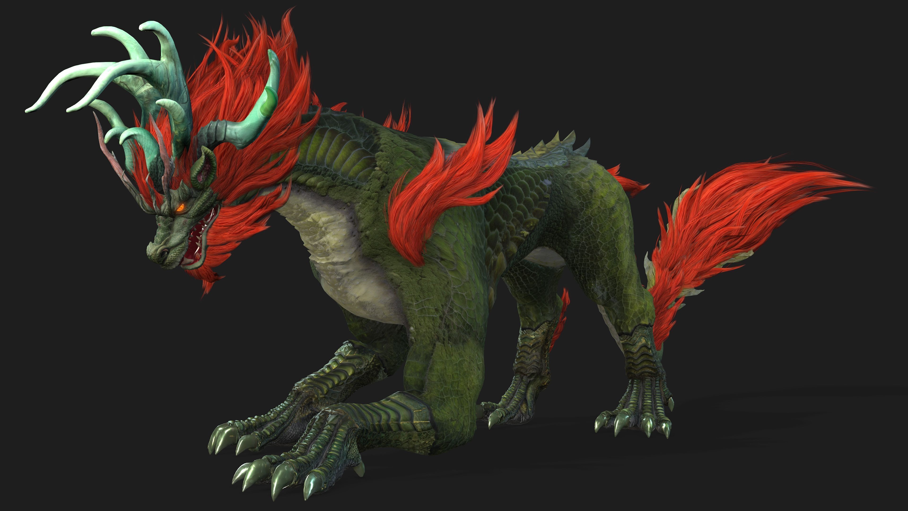 Qilin-C1 3D model_9