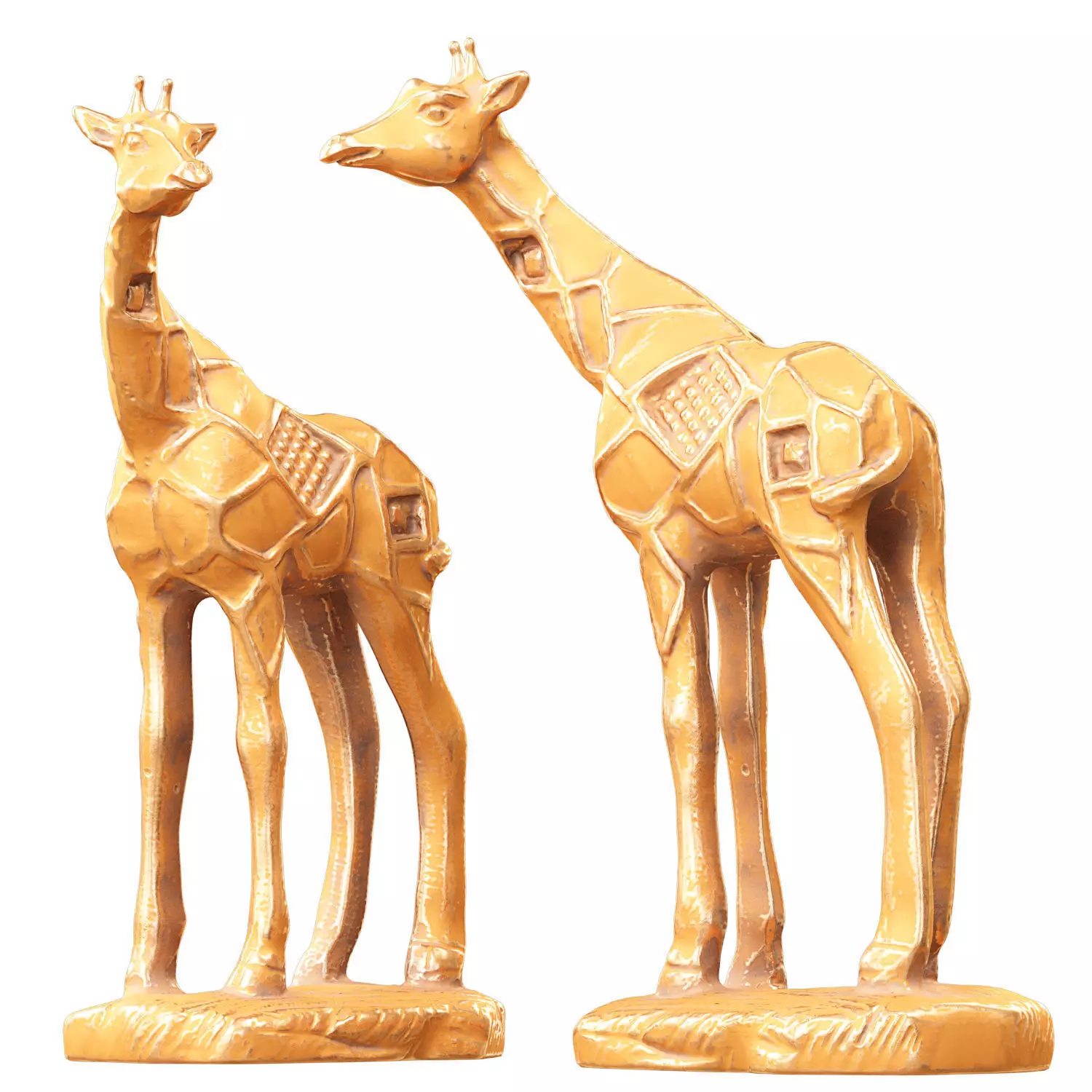 Giraffe figurine 3D model_0