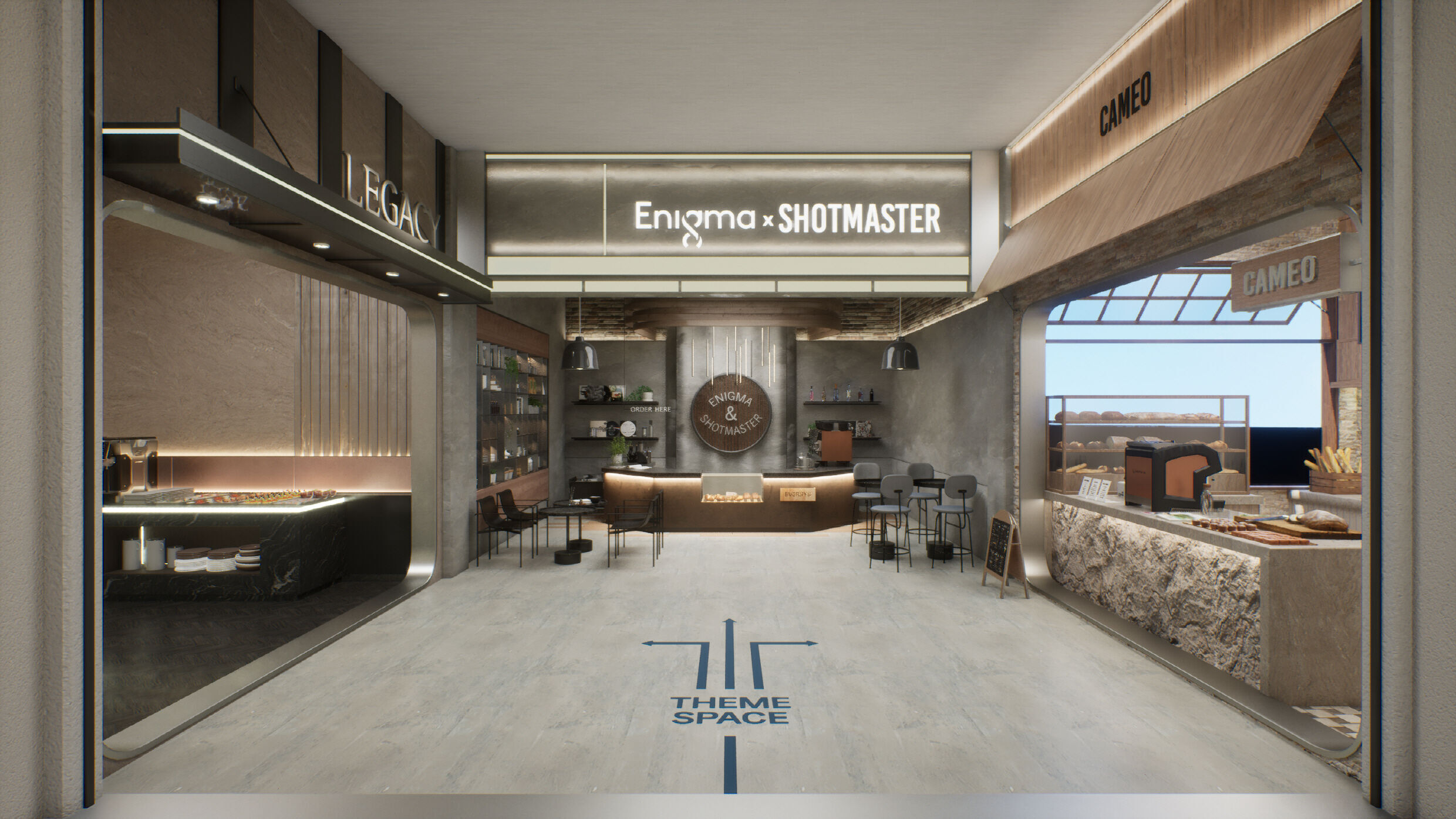 Eversys Brand VR Showroom Scene 3D model_4