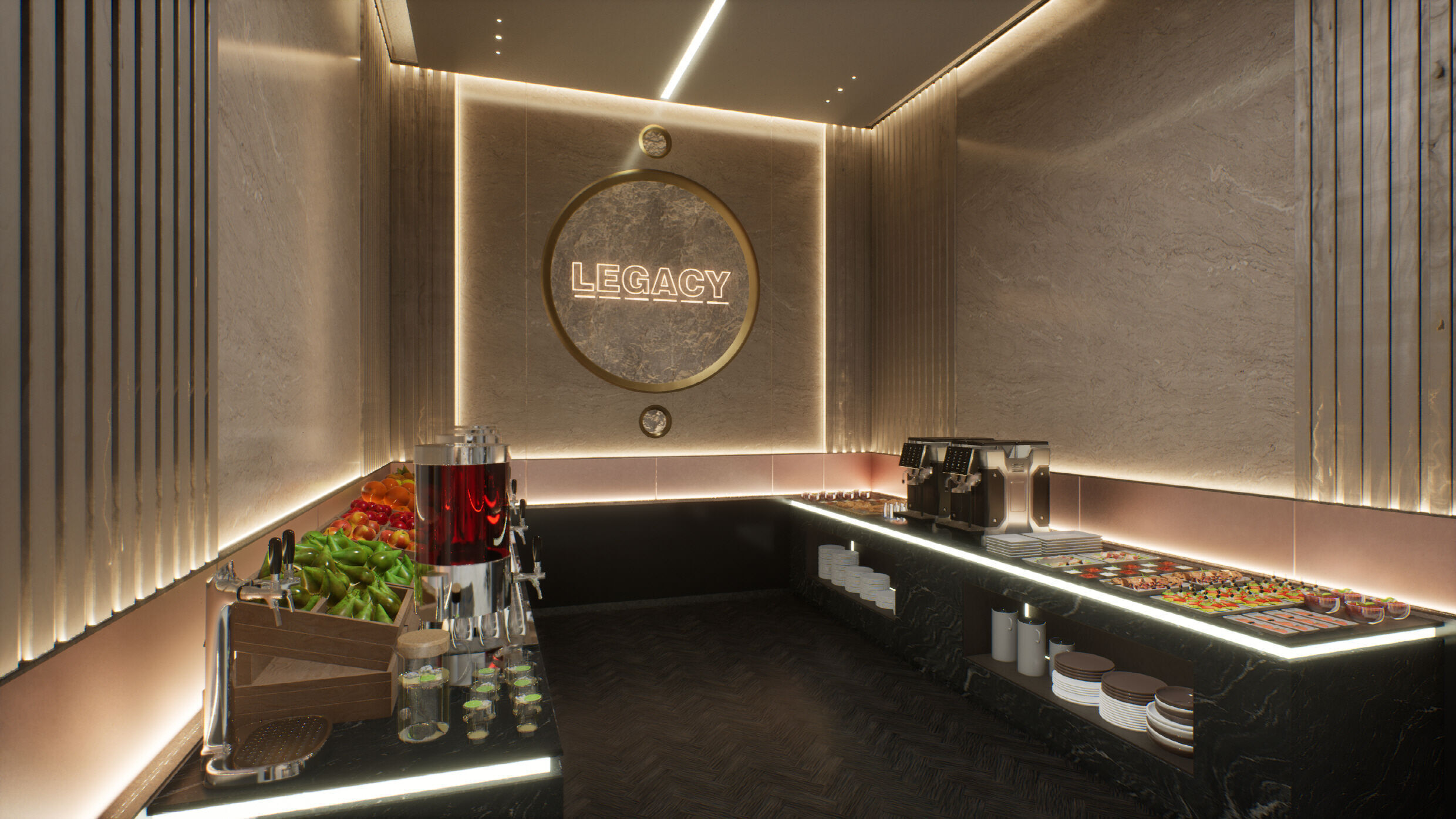 Eversys Brand VR Showroom Scene 3D model_5