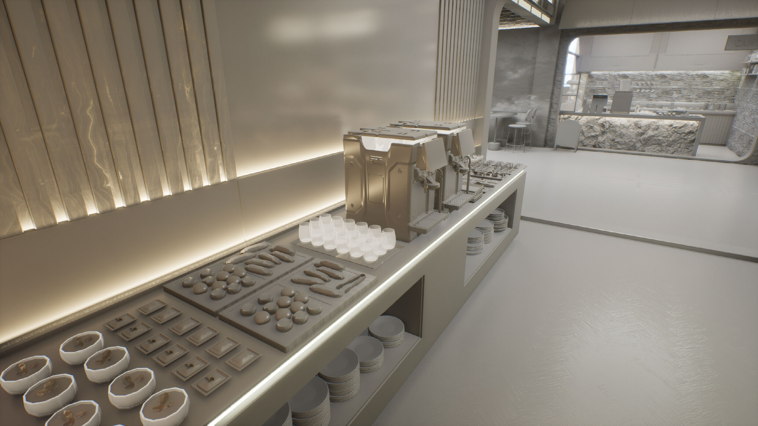 Eversys Brand VR Showroom Scene 3D model_21