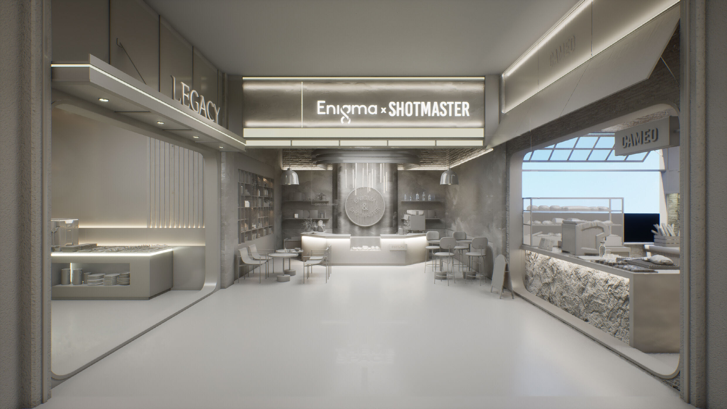 Eversys Brand VR Showroom Scene 3D model_15