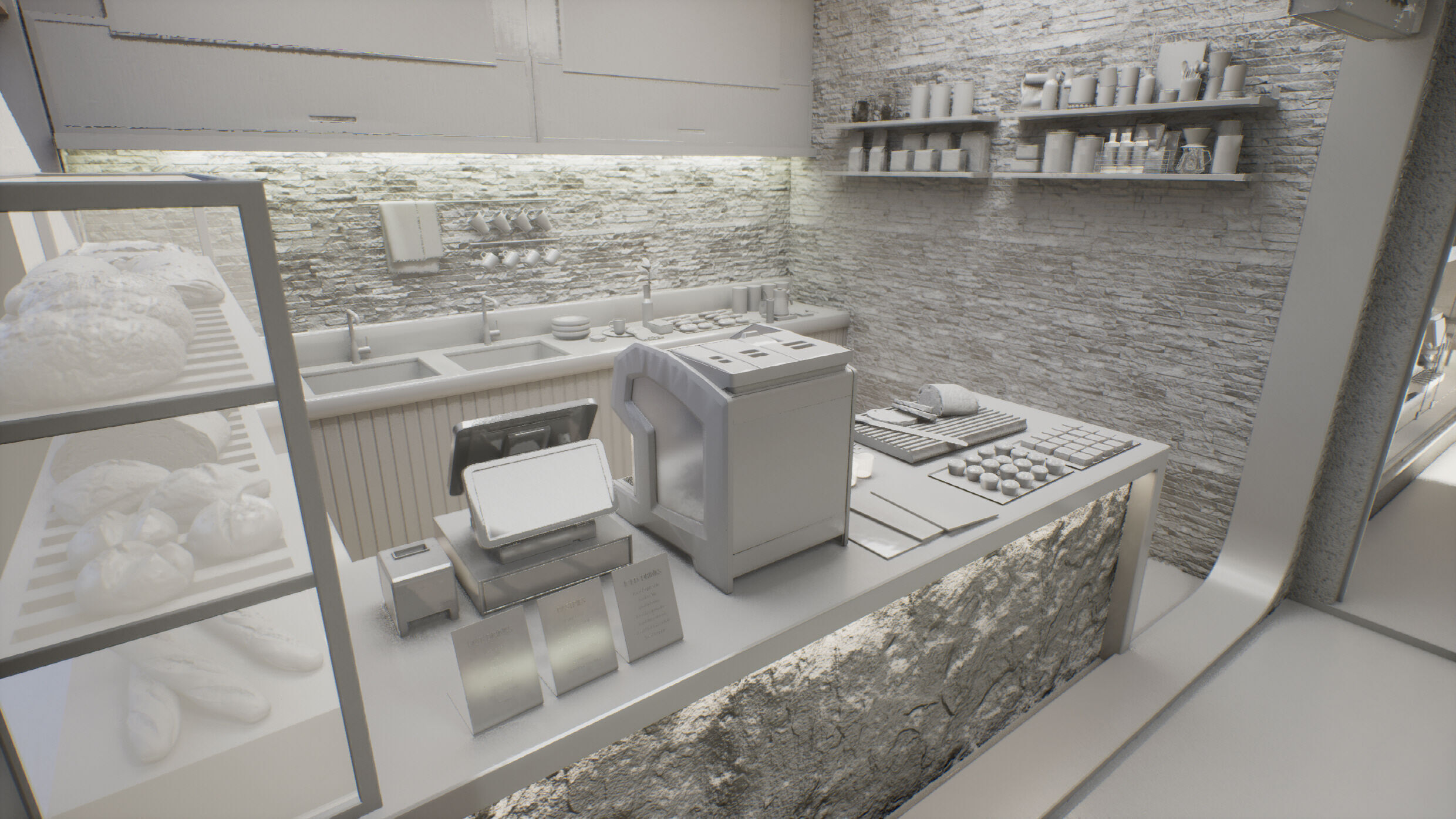 Eversys Brand VR Showroom Scene 3D model_23