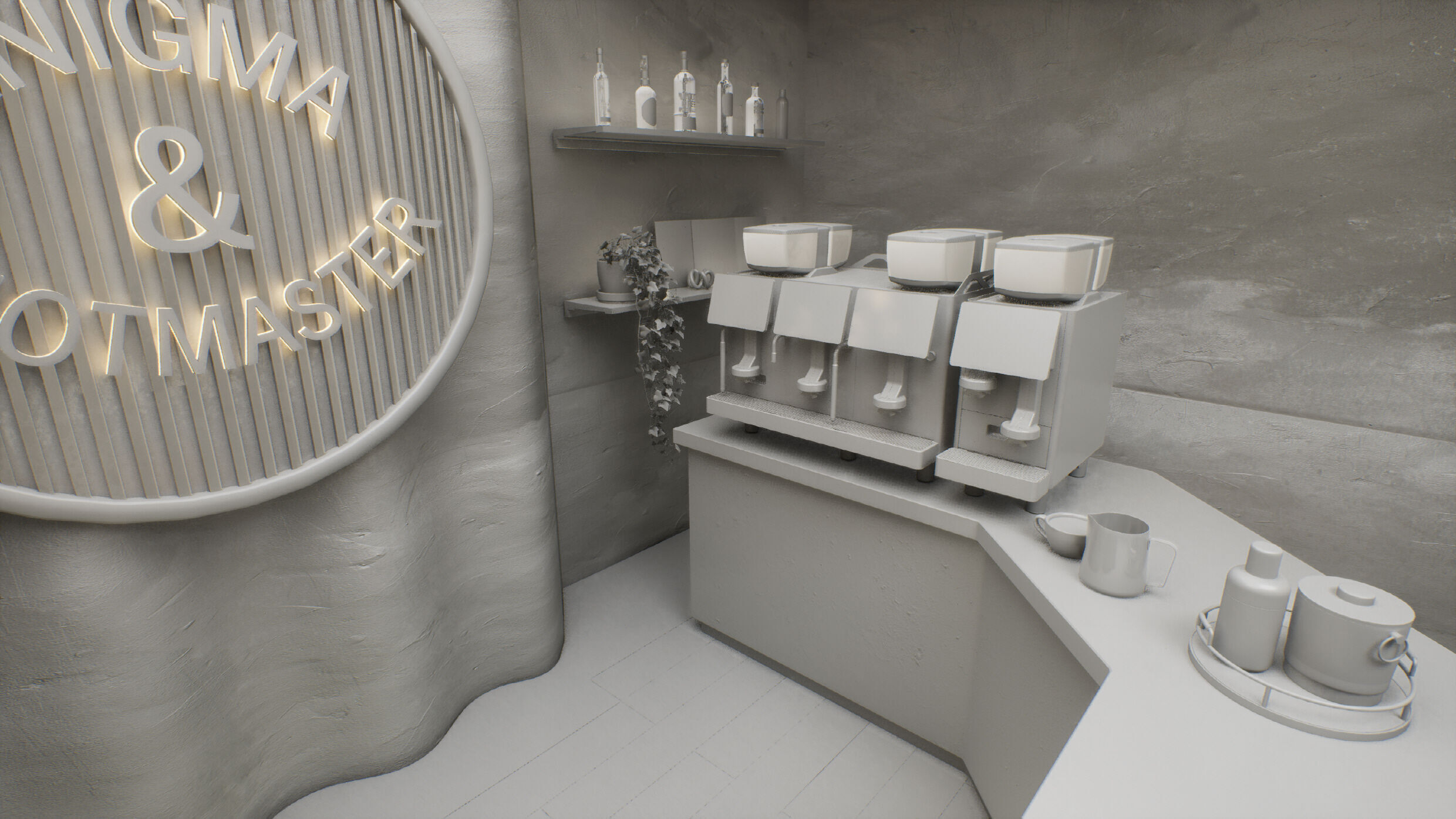 Eversys Brand VR Showroom Scene 3D model_22