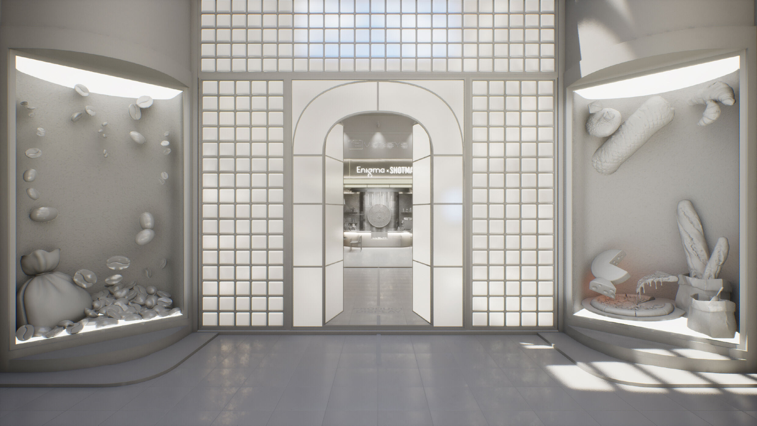 Eversys Brand VR Showroom Scene 3D model_13