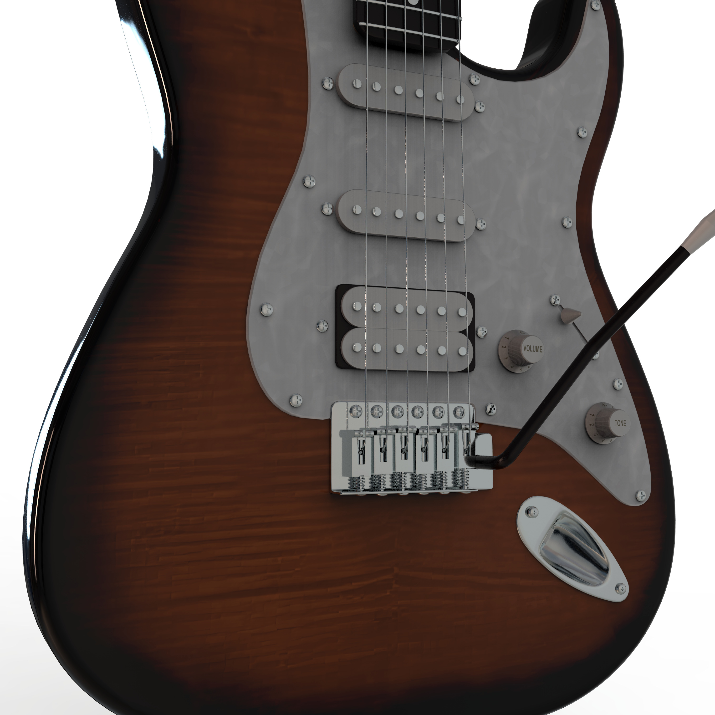 guitar 05 3D model_2