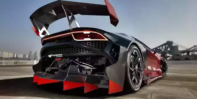 Futuristic Supercar Concept