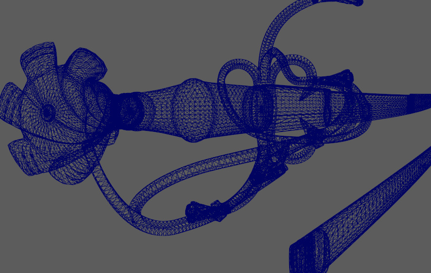 Swiss Saber 16th Century Low-poly 3D model_5