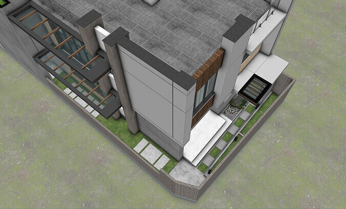 Modern Residence  3D model 3