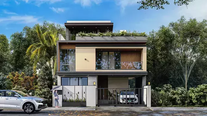 Modern Residence  3D model