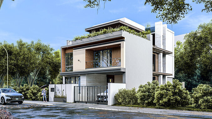 Modern Residence  3D model 2