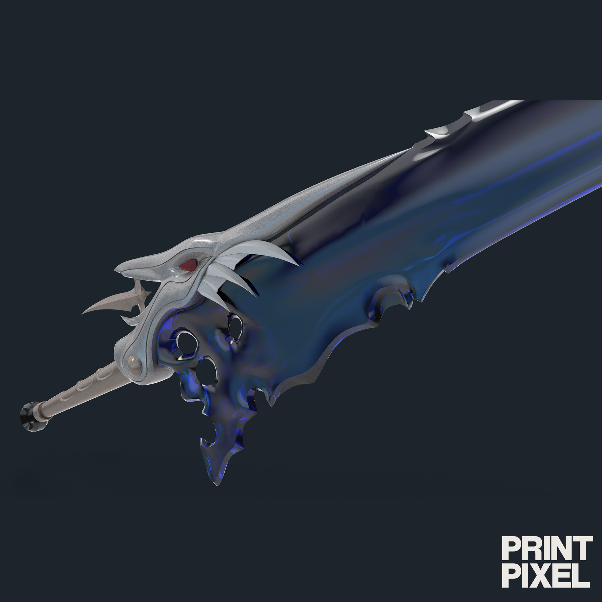 Tidus Brotherhood Sword - FF X 3D print model_3