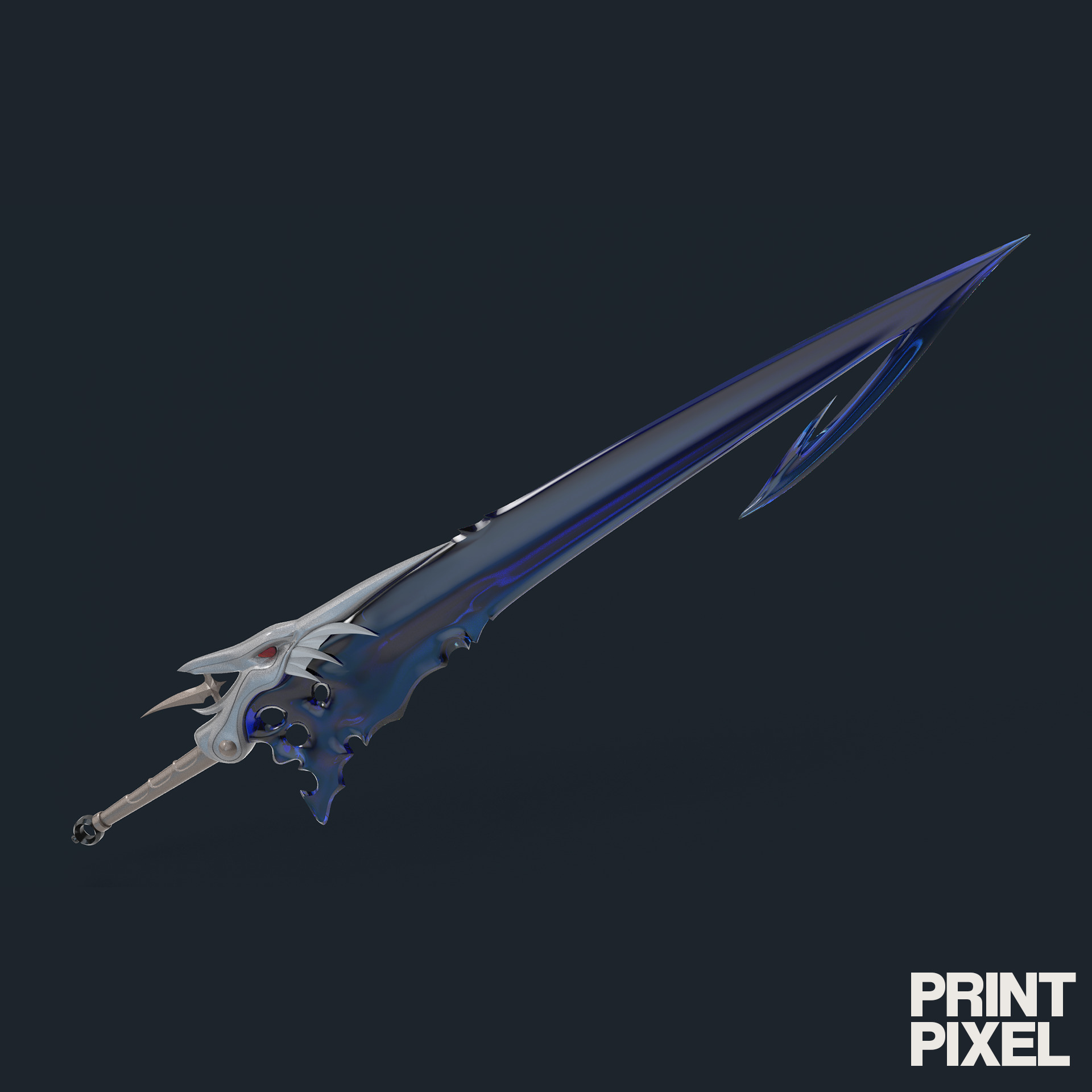 Tidus Brotherhood Sword - FF X 3D print model_1