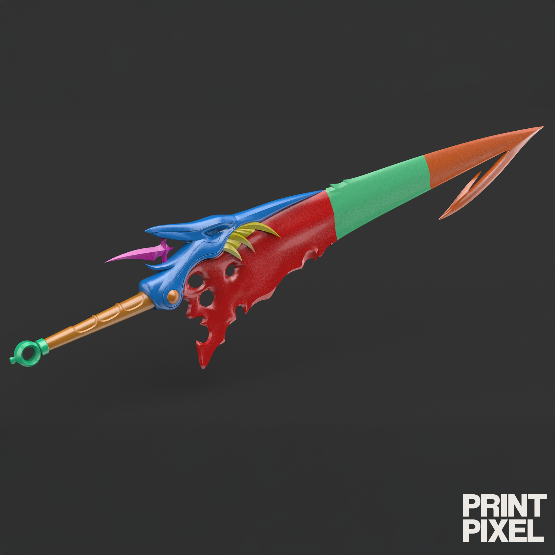 Tidus Brotherhood Sword - FF X 3D print model_4