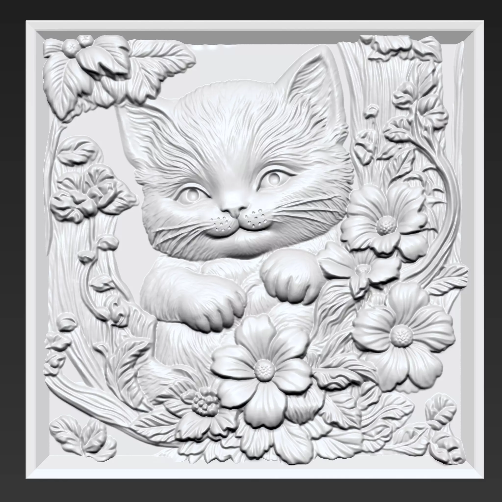 Cat A20 3D print model_0