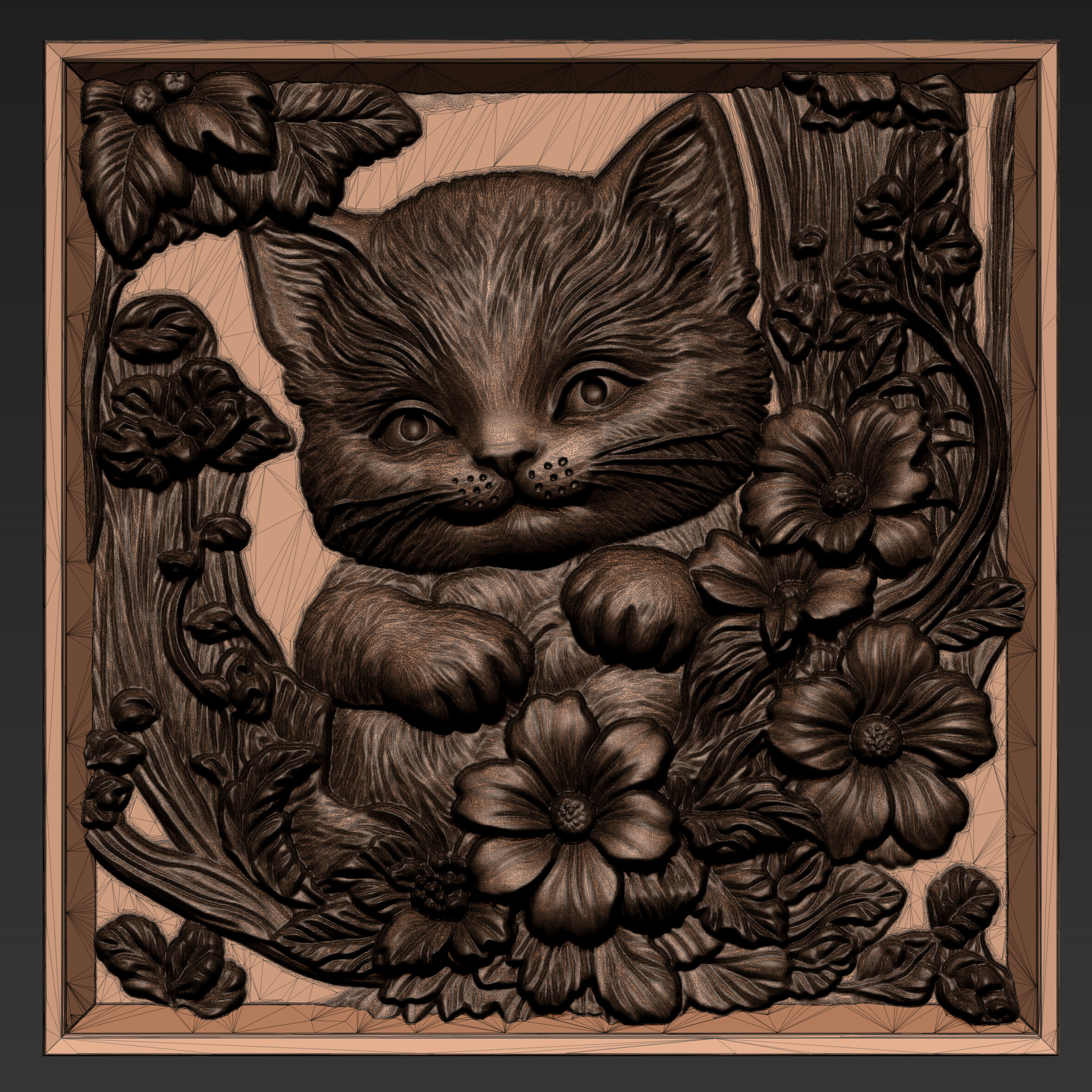 Cat A20 3D print model_5