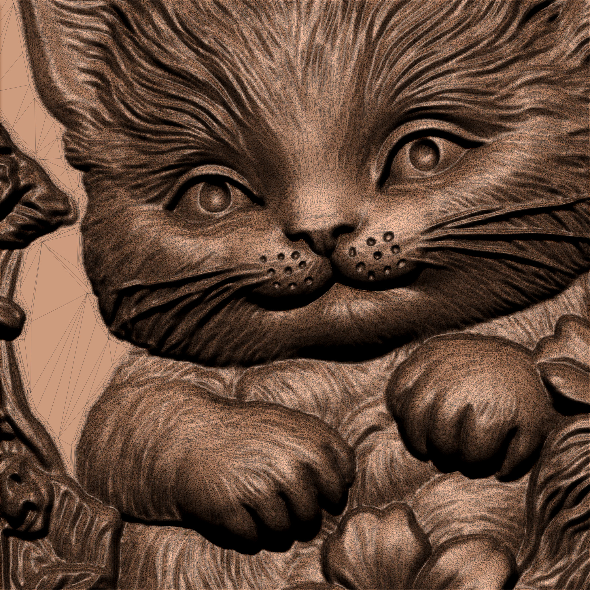 Cat A20 3D print model_6