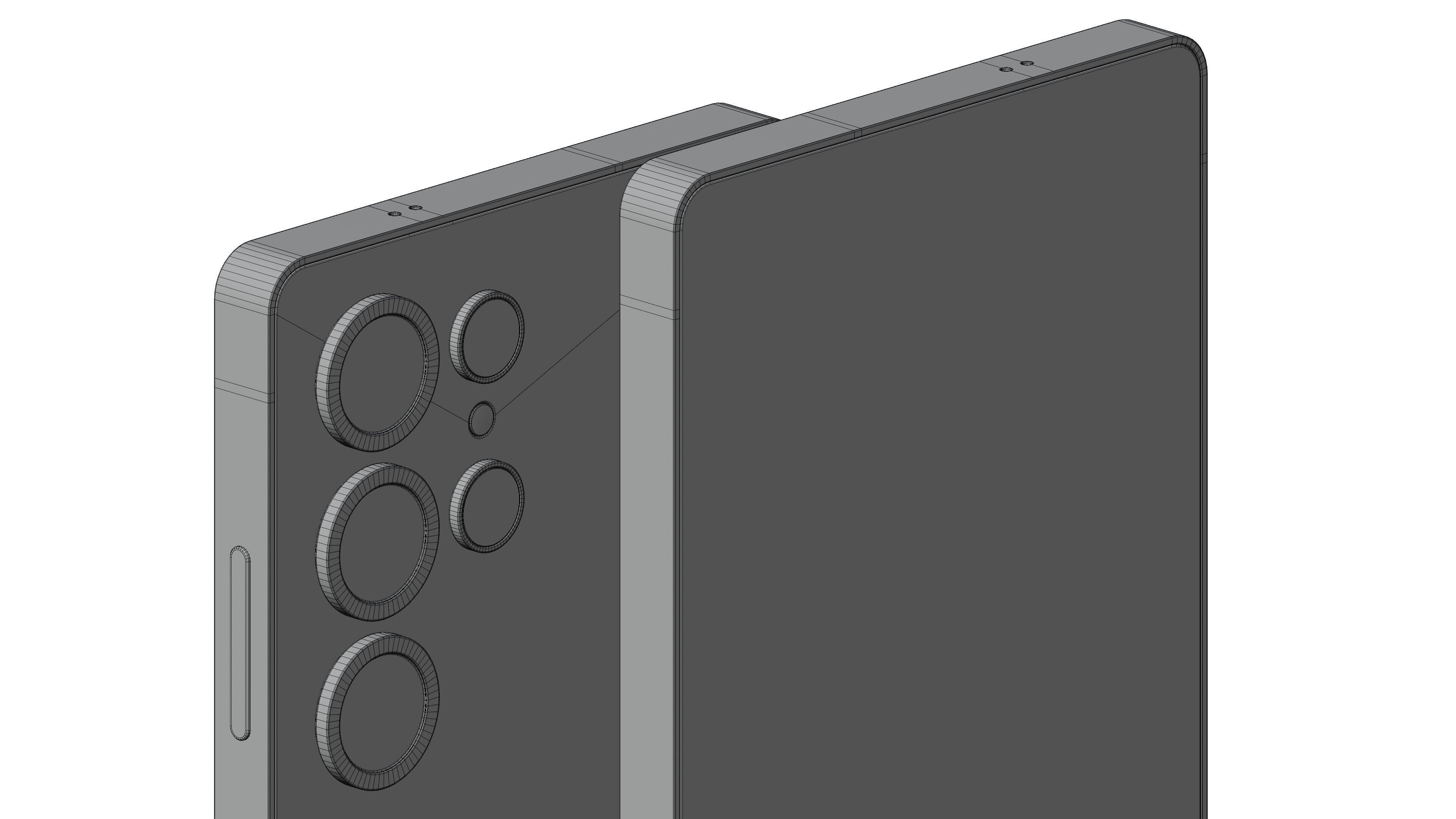 Samsung Galaxy S25 Ultra Titanium Silver Blue 3D model_6