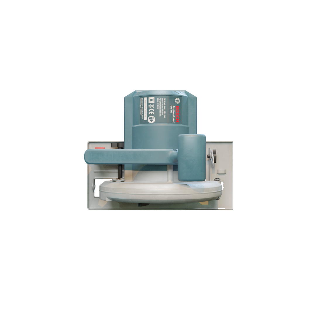 Realistic Power Tool Bosch Circular Saw with PBR Texture Low-poly 3D model_32