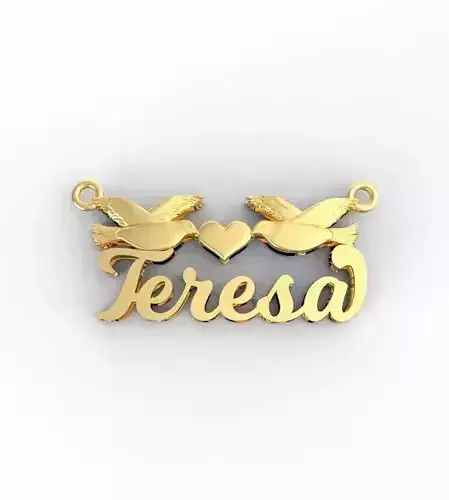 Teresa name plate