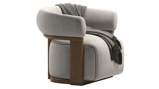 Lola Compact Sofa 3D model 2